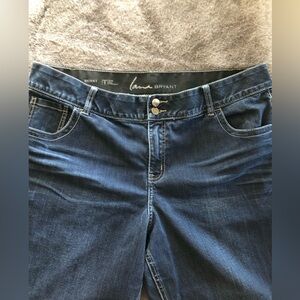 Lane Bryant skinny women’s size 20 shirt jeans